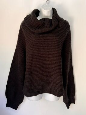 Revel Black Cowl Neck Sweater